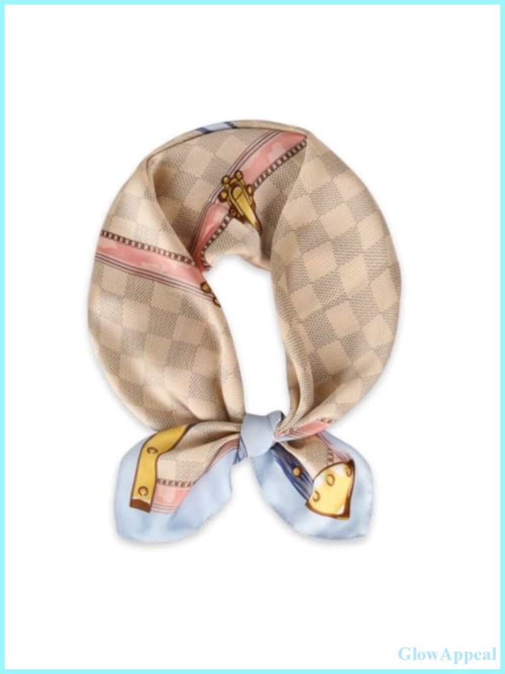 Women's 27.5x27.5 Silk Feel Square Scarf - Fashion Headscarf